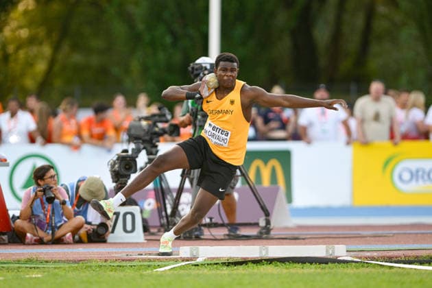 Clesio DE CARVALHO (Germany, LG Steinlach-Zollern, Kugelstoss) ITA, European Atheltics U18 Championships, Athletics, 18.07.2026, ITA, European Atheltics U18 Championships, Athletics, 18.07.2026, *** Clesio DE CARVALHO Germany, LG Steinlach Zollern, Shot Put ITA, European Athletics U18 Championships, Athletics, July 18, 2026, ITA, European Athletics U18 Championships, Athletics, July 18, 2026, Copyright: xEibnerxPressefoto JanxPapenfussx EP_JPS