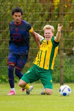 ROOSENDAAL , 18-07-2026 , Sportpark Hulsdonk , season 2026 2027 , Dutch Vrienden Loterij Eredivisie , Pre season match between KV Mechelen and ADO Den Haag picture shows ADO Den Haag player Jan Zamburek KV Mechelen - ADO Den Haag (friendly)  x205093880x Copyright: