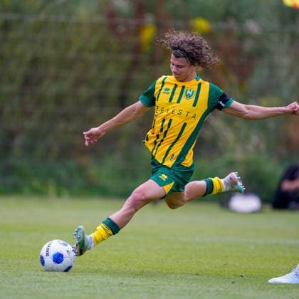 ROOSENDAAL , 18-07-2026 , Sportpark Hulsdonk , season 2026 2027 , Dutch Vrienden Loterij Eredivisie , Pre season match between KV Mechelen and ADO Den Haag picture shows ADO Den Haag player Dani van Loenen KV Mechelen - ADO Den Haag (friendly)  x205093892x Copyright: