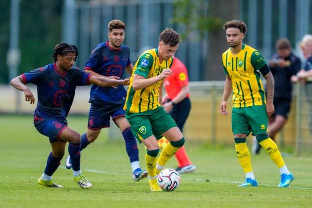 ROOSENDAAL , 18-07-2026 , Sportpark Hulsdonk , season 2026 2027 , Dutch Vrienden Loterij Eredivisie , Pre season match between KV Mechelen and ADO Den Haag picture shows ADO Den Haag player Luka Reischl KV Mechelen - ADO Den Haag (friendly)  x205093956x Copyright: