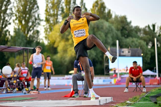 Clesio DE CARVALHO (Germany, LG Steinlach-Zollern, Kugelstoss) ITA, European Atheltics U18 Championships, Athletics, 18.07.2026, ITA, European Atheltics U18 Championships, Athletics, 18.07.2026, *** Clesio DE CARVALHO Germany, LG Steinlach Zollern, Shot Put ITA, European Athletics U18 Championships, Athletics, July 18, 2026, ITA, European Athletics U18 Championships, Athletics, July 18, 2026, Copyright: xx