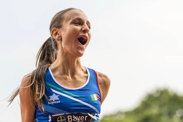 LEVERKUSEN, GERMANY - JULY 18, 2026 : Giuliana Chiara Filippi (ITA Italien) reacts in the long jump during the Para Heimspiel 7.0 at Fritz Jacobi Sports Complex on July 18, 2026 in Leverkusen, Germany. Northrhine-Westphalia Germany Copyright: xAxelxKohringx