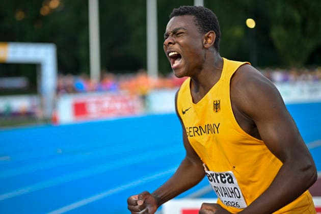 Clesio DE CARVALHO (Germany, LG Steinlach-Zollern, Kugelstoss) ITA, European Atheltics U18 Championships, Athletics, 18.07.2026, ITA, European Atheltics U18 Championships, Athletics, 18.07.2026, *** Clesio DE CARVALHO Germany, LG Steinlach Zollern, Shot Put ITA, European Athletics U18 Championships, Athletics, July 18, 2026, ITA, European Athletics U18 Championships, Athletics, July 18, 2026, Copyright: xx