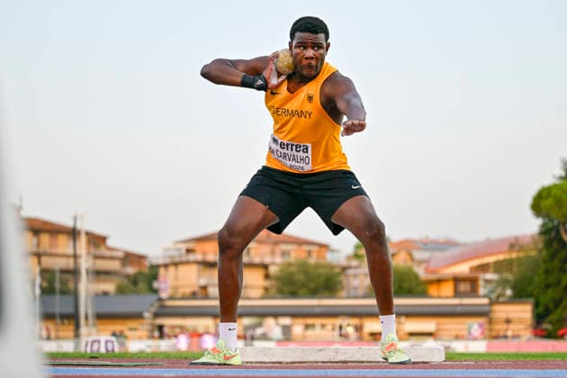 Clesio DE CARVALHO (Germany, LG Steinlach-Zollern, Kugelstoss) ITA, European Atheltics U18 Championships, Athletics, 18.07.2026, ITA, European Atheltics U18 Championships, Athletics, 18.07.2026, *** Clesio DE CARVALHO Germany, LG Steinlach Zollern, Shot Put ITA, European Athletics U18 Championships, Athletics, July 18, 2026, ITA, European Athletics U18 Championships, Athletics, July 18, 2026, Copyright: xx