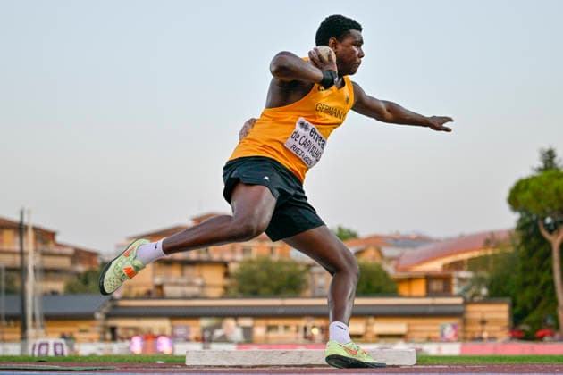 Clesio DE CARVALHO (Germany, LG Steinlach-Zollern, Kugelstoss) ITA, European Atheltics U18 Championships, Athletics, 18.07.2026, ITA, European Atheltics U18 Championships, Athletics, 18.07.2026, *** Clesio DE CARVALHO Germany, LG Steinlach Zollern, Shot Put ITA, European Athletics U18 Championships, Athletics, July 18, 2026, ITA, European Athletics U18 Championships, Athletics, July 18, 2026, Copyright: xx