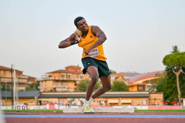 Clesio DE CARVALHO (Germany, LG Steinlach-Zollern, Kugelstoss) ITA, European Atheltics U18 Championships, Athletics, 18.07.2026, ITA, European Atheltics U18 Championships, Athletics, 18.07.2026, *** Clesio DE CARVALHO Germany, LG Steinlach Zollern, Shot Put ITA, European Athletics U18 Championships, Athletics, July 18, 2026, ITA, European Athletics U18 Championships, Athletics, July 18, 2026, Copyright: xx
