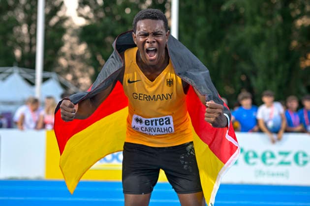 Clesio DE CARVALHO (Germany, LG Steinlach-Zollern, Kugelstoss) ITA, European Atheltics U18 Championships, Athletics, 18.07.2026, ITA, European Atheltics U18 Championships, Athletics, 18.07.2026, *** Clesio DE CARVALHO Germany, LG Steinlach Zollern, Shot Put ITA, European Athletics U18 Championships, Athletics, July 18, 2026, ITA, European Athletics U18 Championships, Athletics, July 18, 2026, Copyright: xx