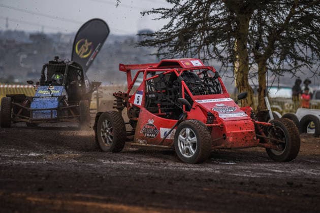 RX Fest rally championship in Kenya NAIROBI, KENYA - JULY 18: A driver competes during the RX Fest Rally Championship on a mixed-surface special track at Kasarani National Stadium in Nairobi, Kenya, on July 18, 2026. Gerald Anderson Anadolu Nairobi Kenya. Editorial use only. Please get in touch for any other usage.  Copyright: x2026xAnadoluxGeraldxAndersonx