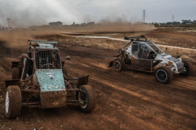 RX Fest rally championship in Kenya NAIROBI, KENYA - JULY 18: A driver competes during the RX Fest Rally Championship on a mixed-surface special track at Kasarani National Stadium in Nairobi, Kenya, on July 18, 2026. Gerald Anderson Anadolu Nairobi Kenya. Editorial use only. Please get in touch for any other usage.  Copyright: x2026xAnadoluxGeraldxAndersonx