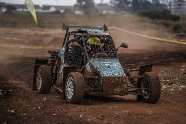 RX Fest rally championship in Kenya NAIROBI, KENYA - JULY 18: A driver competes during the RX Fest Rally Championship on a mixed-surface special track at Kasarani National Stadium in Nairobi, Kenya, on July 18, 2026. Gerald Anderson Anadolu Nairobi Kenya. Editorial use only. Please get in touch for any other usage.  Copyright: x2026xAnadoluxGeraldxAndersonx
