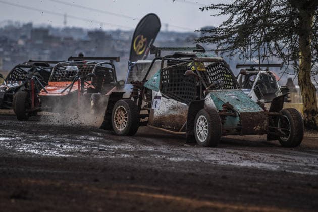 RX Fest rally championship in Kenya NAIROBI, KENYA - JULY 18: A driver competes during the RX Fest Rally Championship on a mixed-surface special track at Kasarani National Stadium in Nairobi, Kenya, on July 18, 2026. Gerald Anderson Anadolu Nairobi Kenya. Editorial use only. Please get in touch for any other usage.  Copyright: x2026xAnadoluxGeraldxAndersonx