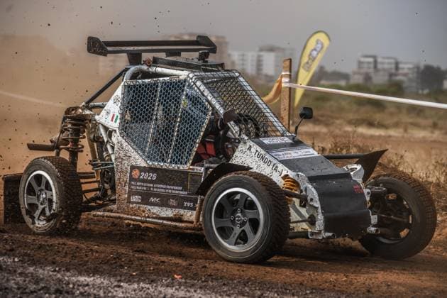 RX Fest rally championship in Kenya NAIROBI, KENYA - JULY 18: A driver competes during the RX Fest Rally Championship on a mixed-surface special track at Kasarani National Stadium in Nairobi, Kenya, on July 18, 2026. Gerald Anderson Anadolu Nairobi Kenya. Editorial use only. Please get in touch for any other usage.  Copyright: x2026xAnadoluxGeraldxAndersonx