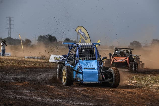 RX Fest rally championship in Kenya NAIROBI, KENYA - JULY 18: A driver competes during the RX Fest Rally Championship on a mixed-surface special track at Kasarani National Stadium in Nairobi, Kenya, on July 18, 2026. Gerald Anderson Anadolu Nairobi Kenya. Editorial use only. Please get in touch for any other usage.  Copyright: x2026xAnadoluxGeraldxAndersonx