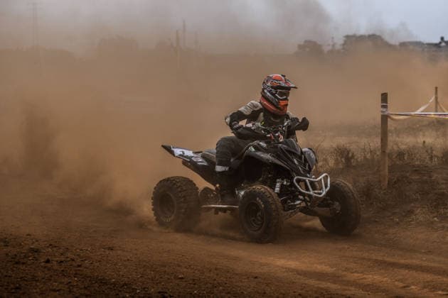 RX Fest rally championship in Kenya NAIROBI, KENYA - JULY 18: A quad bike rider competes during the RX Fest Rally Championship on a mixed-surface special track at Kasarani National Stadium in Nairobi, Kenya, on July 18, 2026. Gerald Anderson Anadolu Nairobi Kenya. Editorial use only. Please get in touch for any other usage.  Copyright: x2026xAnadoluxGeraldxAndersonx
