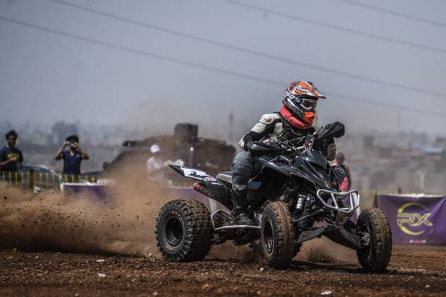 RX Fest rally championship in Kenya NAIROBI, KENYA - JULY 18: A quad bike rider competes during the RX Fest Rally Championship on a mixed-surface special track at Kasarani National Stadium in Nairobi, Kenya, on July 18, 2026. Gerald Anderson Anadolu Nairobi Kenya. Editorial use only. Please get in touch for any other usage.  Copyright: x2026xAnadoluxGeraldxAndersonx