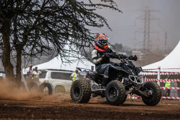 RX Fest rally championship in Kenya NAIROBI, KENYA - JULY 18: A quad bike rider competes during the RX Fest Rally Championship on a mixed-surface special track at Kasarani National Stadium in Nairobi, Kenya, on July 18, 2026. Gerald Anderson Anadolu Nairobi Kenya. Editorial use only. Please get in touch for any other usage.  Copyright: x2026xAnadoluxGeraldxAndersonx