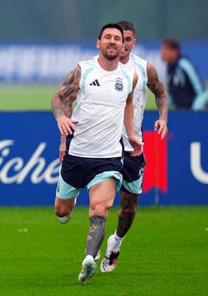 Argentina s training session ahead of 2026 World Cup Final MORRISTOWN, UNITED STATES - JULY 18: Argentina s Lionel Messi takes part in a training session ahead of the FIFA World Cup, WM, Weltmeisterschaft, Fussball 2026 final against Spain in Morristown, New Jersey, United States, on July 18, 2026. Evrim Aydin Anadolu Morristown United States. Editorial use only. Please get in touch for any other usage.  Copyright: x2026xAnadoluxEvrimxAydinx