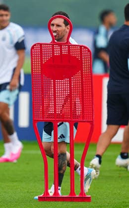 Argentina s training session ahead of 2026 World Cup Final MORRISTOWN, UNITED STATES - JULY 18: Argentina s Lionel Messi takes part in a training session ahead of the FIFA World Cup, WM, Weltmeisterschaft, Fussball 2026 final against Spain in Morristown, New Jersey, United States, on July 18, 2026. Evrim Aydin Anadolu Morristown United States. Editorial use only. Please get in touch for any other usage.  Copyright: x2026xAnadoluxEvrimxAydinx
