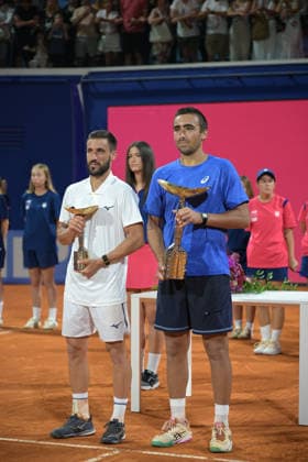 IPA86789932 - Daniel Merida (ESP) during the ATP, Tennis Herren - Plava Laguna Croatia Open in Umag - Merida vs. Dzumhur, International Tennis Match in Umag, Croatia, July 18, 2026  Copyright: xMarcoxTodaro IPAxSportx xx 86789932