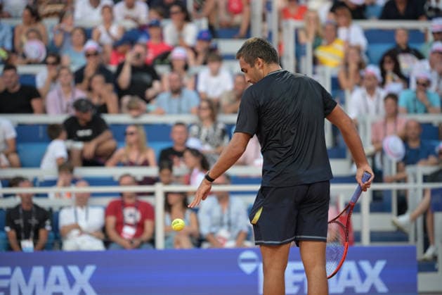 IPA86789959 - Daniel Merida (ESP) during the ATP, Tennis Herren - Plava Laguna Croatia Open in Umag - Merida vs. Dzumhur, International Tennis Match in Umag, Croatia, July 18, 2026  Copyright: xMarcoxTodaro IPAxSportx xx 86789959