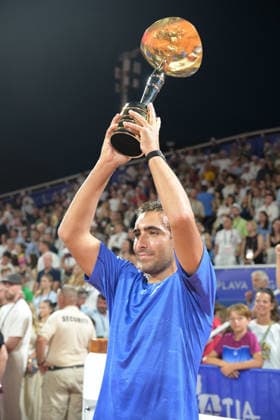 IPA86789967 - Daniel Merida (ESP) during the ATP, Tennis Herren - Plava Laguna Croatia Open in Umag - Merida vs. Dzumhur, International Tennis Match in Umag, Croatia, July 18, 2026  Copyright: xMarcoxTodaro IPAxSportx xx 86789967