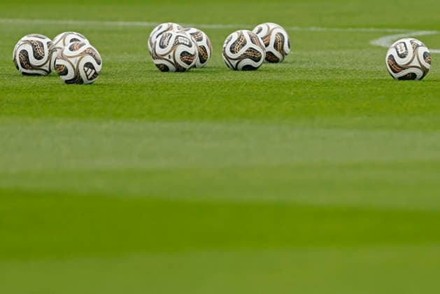 RECORD DATE NOT STATED 18th July 2026; Columbia Park Training Facility, Morristown, New Jersey, United States of America; FIFA World Cup, WM, Weltmeisterschaft, Fussball Football, Argentina Training Session; Trionda adidas match ball HeulerxAndrey DiaEsportivo