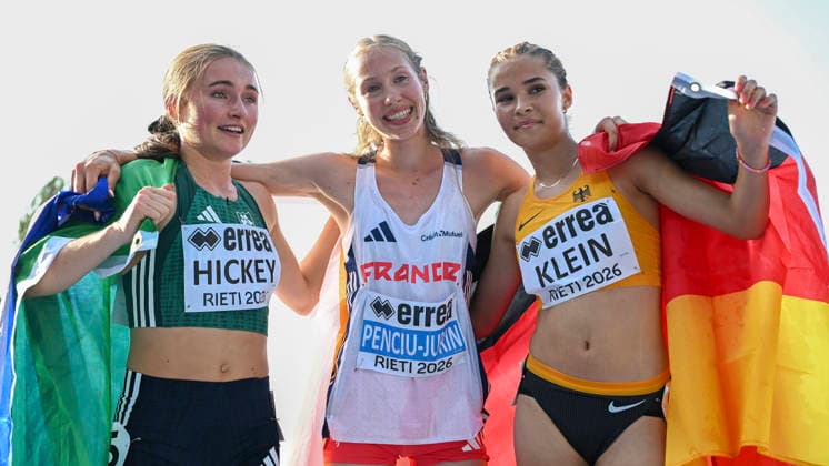 Sport Bilder des Tages U18-Europameisterschaften Leichtathletik, Rieti Italien Mila Klein (GER Berliner SV), 1500m, U18-Europameisterschaften Leichtathletik, Rieti Italien *** U18 European Athletics Championships, Rieti, Italy; Mila Klein (GER), Berliner SV, 1500m; U18 European Athletics Championships, Rieti, Italy Copyright: xBEAUTIFULxSPORTS DecaxText&Bildx