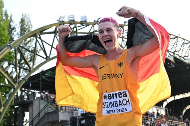U18-Europameisterschaften Leichtathletik, Rieti Italien Ole Steinbach (GER Dresdner SC), 800m, U18-Europameisterschaften Leichtathletik, Rieti Italien *** U18 European Athletics Championships, Rieti, Italy; Ole Steinbach (GER), Dresdner SC, 800m; U18 European Athletics Championships, Rieti, Italy Copyright: xBEAUTIFULxSPORTS DecaxText&Bildx