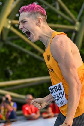 U18-Europameisterschaften Leichtathletik, Rieti Italien Ole Steinbach (GER Dresdner SC), 800m, U18-Europameisterschaften Leichtathletik, Rieti Italien *** U18 European Athletics Championships, Rieti, Italy; Ole Steinbach (GER), Dresdner SC, 800m; U18 European Athletics Championships, Rieti, Italy Copyright: xBEAUTIFULxSPORTS DecaxText&Bildx