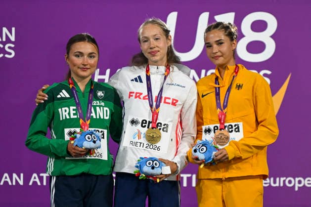 U18-Europameisterschaften Leichtathletik, Rieti Italien Mila Klein (GER Berliner SV), 1500m, U18-Europameisterschaften Leichtathletik, Rieti Italien *** U18 European Athletics Championships, Rieti, Italy; Mila Klein (GER), Berliner SV, 1500m; U18 European Athletics Championships, Rieti, Italy Copyright: xBEAUTIFULxSPORTS DecaxText&Bildx
