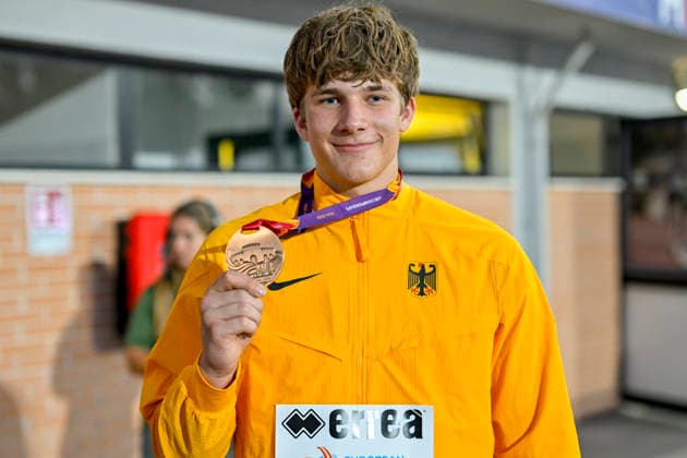 John-Christian SCHOCHARDT (Germany, SC Neubrandenburg, Diskuswurf) ITA, European Atheltics U18 Championships, Athletics, 18.07.2026, ITA, European Atheltics U18 Championships, Athletics, 18.07.2026, *** John Christian SCHOCHARDT, Germany, SC Neubrandenburg, discus throw, ITA, European Athletics U18 Championships, Athletics, July 18, 2026, ITA, European Athletics U18 Championships, Athletics, July 18, 2026, Copyright: xx