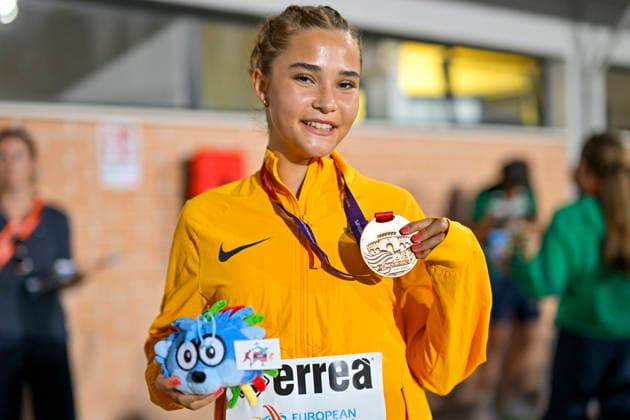Sport Bilder des Tages Mila KLEIN (Germany, Berliner SV 1892, 1.500m) ITA, European Atheltics U18 Championships, Athletics, 18.07.2026, ITA, European Atheltics U18 Championships, Athletics, 18.07.2026, *** Mila KLEIN, Germany, Berliner SV 1892, 1,500m, Italy, European Athletics U18 Championships, Athletics, July 18, 2026, ITA, European Athletics U18 Championships, Athletics, July 18, 2026, Copyright: xx