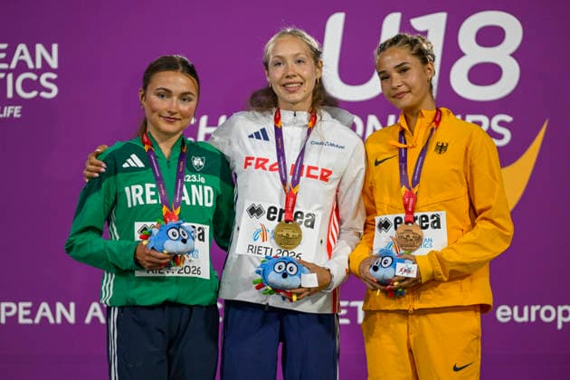 Mila KLEIN (Germany, Berliner SV 1892, 1.500m) ITA, European Atheltics U18 Championships, Athletics, 18.07.2026, ITA, European Atheltics U18 Championships, Athletics, 18.07.2026, *** Mila KLEIN, Germany, Berliner SV 1892, 1,500m, Italy, European Athletics U18 Championships, Athletics, July 18, 2026, ITA, European Athletics U18 Championships, Athletics, July 18, 2026, Copyright: xx