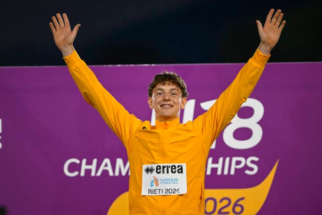 Jonathan HUMMEL (Germany, LG Leinfelden-Echterdingen, Stabhochsprung) ITA, European Atheltics U18 Championships, Athletics, 18.07.2026, ITA, European Atheltics U18 Championships, Athletics, 18.07.2026, *** Jonathan HUMMEL, Germany, LG Leinfelden Echterdingen, Pole Vault, ITA, European Athletics U18 Championships, Athletics, July 18, 2026, ITA, European Athletics U18 Championships, Athletics, July 18, 2026, Copyright: xx