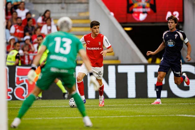 Pau Victor seen during International Friendly, Länderspiel, Nationalmannschaft game between teams of SC Braga and Celta de Vigo (Luis Santos Ball Raw Images) Braga Estadio Municipal de Braga Portugal Copyright: xLuisxSantosx luissantos_braga_celta_2627_3-29