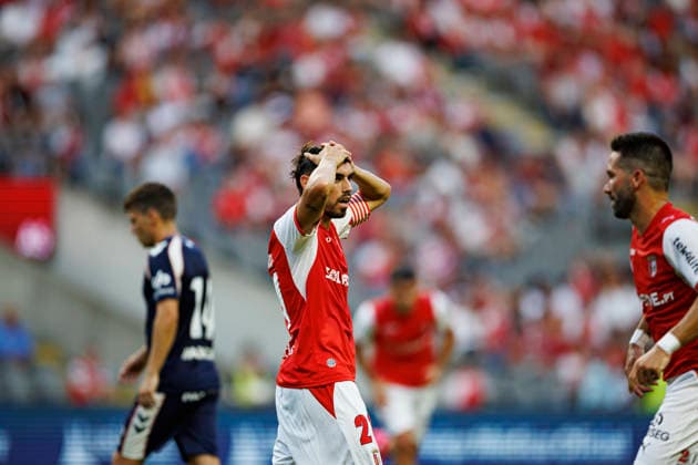 Ricardo Horta seen during International Friendly, Länderspiel, Nationalmannschaft game between teams of SC Braga and Celta de Vigo (Luis Santos Ball Raw Images) Braga Estadio Municipal de Braga Portugal Copyright: xLuisxSantosx luissantos_braga_celta_2627_3-31
