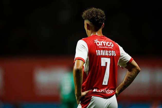 Diogo Travassos seen during International Friendly, Länderspiel, Nationalmannschaft game between teams of SC Braga and Celta de Vigo (Luis Santos Ball Raw Images) Braga Estadio Municipal de Braga Portugal Copyright: xLuisxSantosx luissantos_braga_celta_2627_3-52