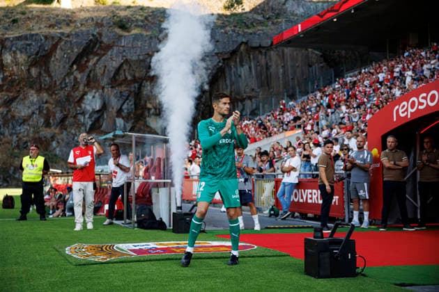Tiago Sa seen during International Friendly, Länderspiel, Nationalmannschaft game between teams of SC Braga and Celta de Vigo (Luis Santos Ball Raw Images) Braga Estadio Municipal de Braga Portugal Copyright: xLuisxSantosx luissantos_braga_celta_2627_3