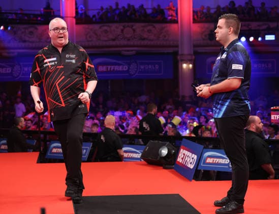 World Matchplay Darts 2026 Stephen Bunting during the 2026 World Matchplay darts at Winter Gardens, Blackpool, UK on 18 July 2026. Blackpool Winter Gardens UK Editorial use only , Copyright: xChrisxSargeantx PSI-24525-0053