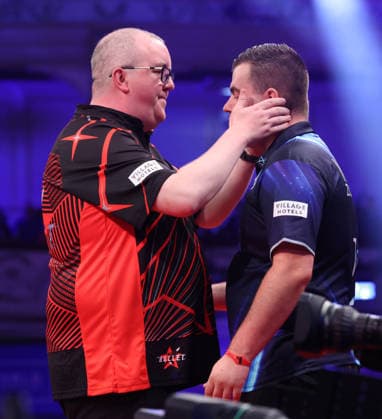 World Matchplay Darts 2026 Stephen Bunting during the 2026 World Matchplay darts at Winter Gardens, Blackpool, UK on 18 July 2026. Blackpool Winter Gardens UK Editorial use only , Copyright: xChrisxSargeantx PSI-24525-0062