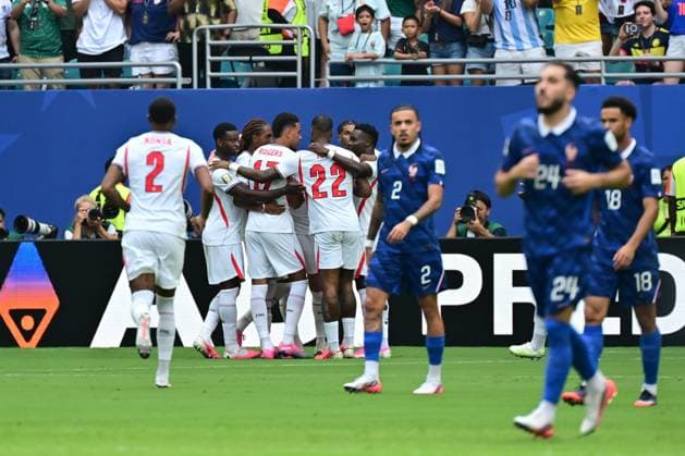 Miami Stadium, Miami (FL), 07 18 2026 - SPORTS WORLD CUP: FRANCE vs. ENGLAND - Goal by Declan Rice for England - Match between FRANCE and ENGLAND, valid for the 3rd and 4th place match of the 2026 FIFA World Cup, WM, Weltmeisterschaft, Fussball held at Miami Stadium, in Miami, on the afternoon of this Saturday, July 18 (Photo: Eduardo Carmim Photo Premium SPP) 30930 (Eduardo Carmim SPP)  Copyright: xEduardoxCarmimx xSPPx spp-en-EdCa-eduardo_carmim_photo_premium_494419