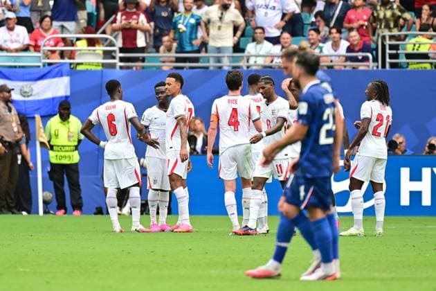 Miami Stadium, Miami (FL), 07 18 2026 - SPORTS WORLD CUP: FRANCE vs. ENGLAND - Saka from England - Match between FRANCE and ENGLAND, valid for the 3rd and 4th place match of the 2026 FIFA World Cup, WM, Weltmeisterschaft, Fussball held at Miami Stadium, in Miami, on the afternoon of this Saturday, the 18th (Photo: Eduardo Carmim Photo Premium SPP) 30930 (Eduardo Carmim SPP)  Copyright: xEduardoxCarmimx xSPPx spp-en-EdCa-eduardo_carmim_photo_premium_494504