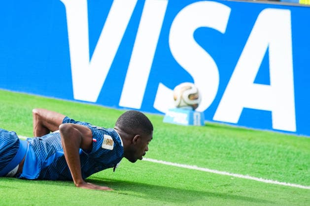 Ousmane Dembele of France reacts during a FIFA Men’s World Cup 2026 Bronze Final football match between France and England at Miami Stadium, in Miami Gardens on July 18th 2026 (Photo by Alexandra Fechete SPP)  Copyright: xAlexandraxFechete SPPx Sportspressphoto_SPR193042