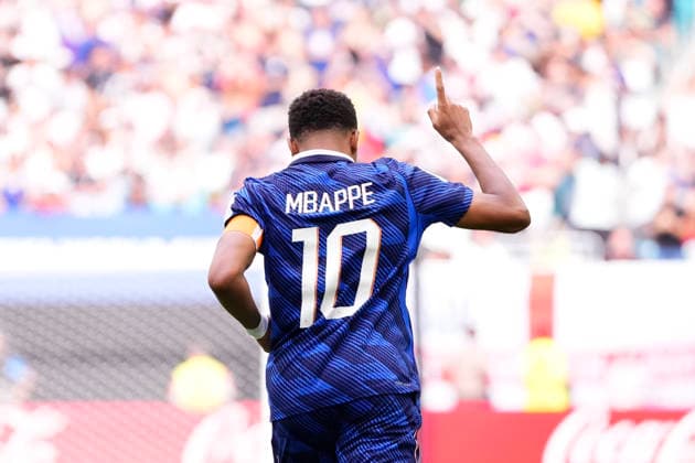July 18, 2026, Miami Gardens, Florida, United States: Kylian Mbappe of France celebrates after scoring his team s first goal during the FIFA World Cup, WM, Weltmeisterschaft, Fussball 2026 Bronze Medal Match match between France and England at Miami Stadium on July 18, 2026 in Miami Gardens, United States. Miami Gardens United States - ZUMAa181 20260718_zaa_a181_078 Copyright: xJosexBretonx