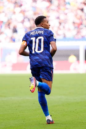 July 18, 2026, Miami Gardens, Florida, United States: Kylian Mbappe of France celebrates after scoring his team s first goal during the FIFA World Cup, WM, Weltmeisterschaft, Fussball 2026 Bronze Medal Match match between France and England at Miami Stadium on July 18, 2026 in Miami Gardens, United States. Miami Gardens United States - ZUMAa181 20260718_zaa_a181_083 Copyright: xJosexBretonx
