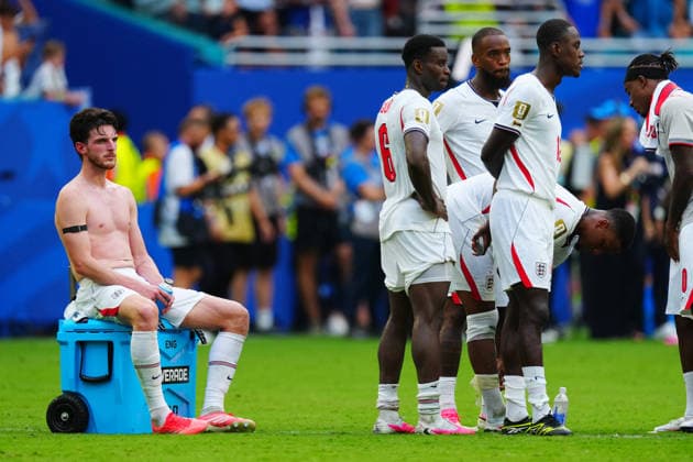 Declan Rice of England shows a frustrated look at full time France v England, 2026 FIFA World Cup, WM, Weltmeisterschaft, Fussball 3rd Place Final, Football, Miami Stadium, Miami, Florida, USA - 18 Jul 2026Miami Miami Stadium Florida (FL) United States of America  Copyright: xJavierxGarcia Shutterstockx 16995468df