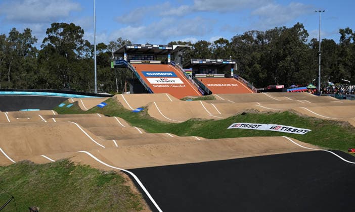 BMX WORLD CHAMPIONSHIPS, A general view of the track is seen during the BMX World Championships at Brisbane SX International BMX Centre in Brisbane, Sunday, July 19, 2026. ( NO ARCHIVING, EDITORIAL USE ONLY BRISBANE QUEENSLAND AUSTRALIA  Copyright: xDARRENxENGLANDx 20260719178264764552