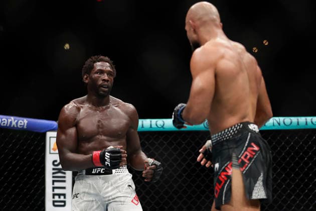 July 18, 2026, Oklahoma City, Oklahoma, United States: JARED CANNONIER and CHRISTIAN LEROY DUNCAN fight in their 3-round Middleweight bout at UFC Fight Night OKC at the Paycom Center in Oklahoma City, OK. Oklahoma City United States - ZUMAs346 20260718_zsp_s346_025 Copyright: xAlejandroxSalazarx