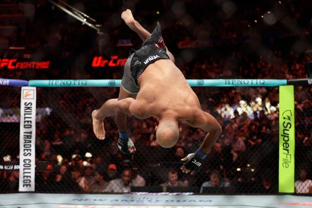 July 18, 2026, Oklahoma City, Oklahoma, United States: JARED CANNONIER and CHRISTIAN LEROY DUNCAN fight in their 3-round Middleweight bout at UFC Fight Night OKC at the Paycom Center in Oklahoma City, OK. Oklahoma City United States - ZUMAs346 20260718_zsp_s346_053 Copyright: xAlejandroxSalazarx