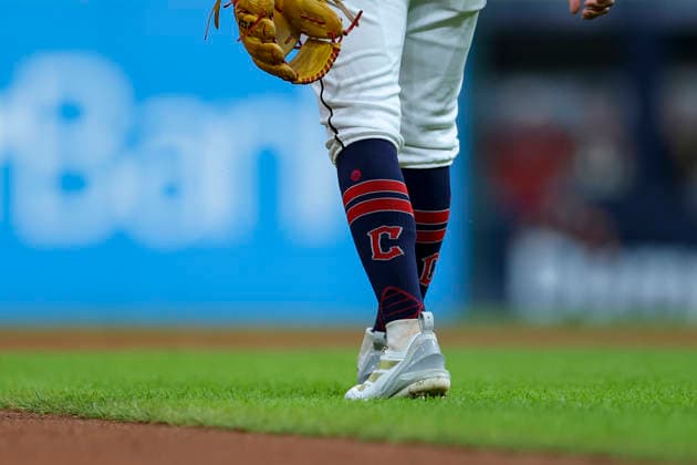MLB, Baseball Herren, USA 2026: Pirates Vs Guardians JUL 18 July 18, 2026: Cleveland Guardians shortstop Brayan Rocchio (4) wears high socks with a C representing Cleveland during the second game of a Major League Baseball double header between the Pittsburgh Pirates and Cleveland Guardians at Progressive Field in Cleveland, Ohio. Brian Fisher CSM (Credit Image: Â Brian Fisher Cal Media) Cleveland Ohio United States of America EDITORIAL USE ONLY Copyright: xx ZUMA-20260718_zma_c04_101.jpg BrianxFisherx csmphotothree504860